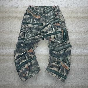 Vintage Y2K Hunting Camo Tactical Pants Mens L Baggy Fit Cargos Russell Woodland